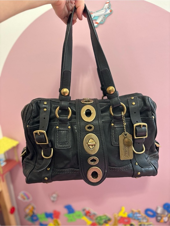 Coach Handbags - Coach 65th Anniversary XL Lily Legacy Satchel with Kisslock🖤